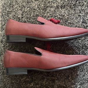 STACY ADAMS Tazewell Men's Tassel Loafer Style Shoes Sz 11.5 M Brick Dark Red